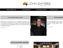 Tablet Screenshot of johnlsayers.com